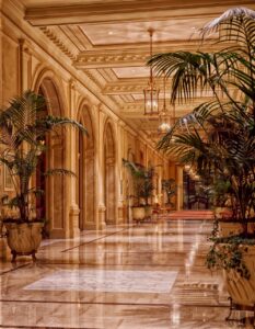 lobby, hotel, interior